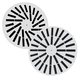 Swirl diffuser round shape.